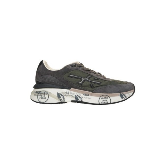 Premiata Moerun Sneakers With Suede And Fabric Combination - NWT